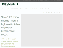Tablet Screenshot of faberonline.com